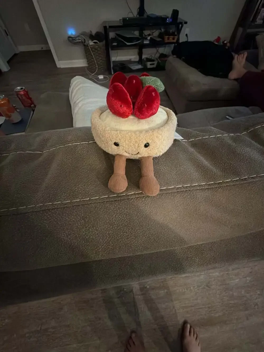 Jellycat Fleurette Tarte Aux Fraises Amuseables Food & Drink Plush Toy NWT